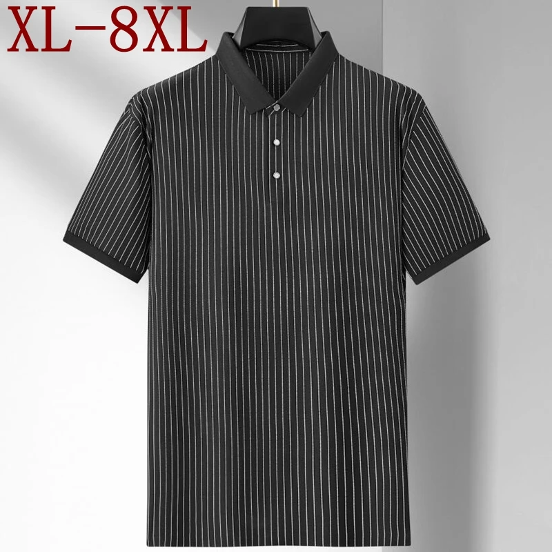 8XL 7XL 6XL New High End Ice Silk Breathable Polo Shirt Men 2024 Summer Hot Sale Mens Shirts Business Striped T-Shirt Man Tops
8XL 7XL 6XL New High End Ice Silk Breathable Polo Shirt Men 2024 Summer Hot Sale Mens Shirts Business Striped T-Shirt Man Tops