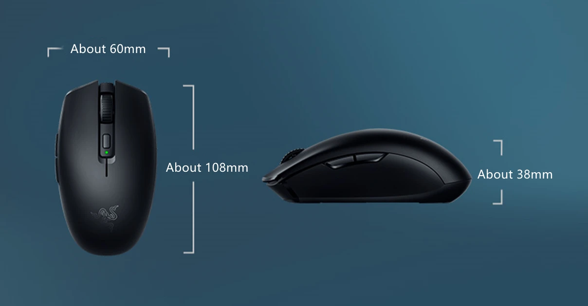 Razer Orochi V2 souris de jeu sans fil Mobile 2 Modes sans fil commutateurs de souris mécaniques 5G capteur optique avancé 18K DPI Sb9e1329aa827445494dae10fbaf1448dc