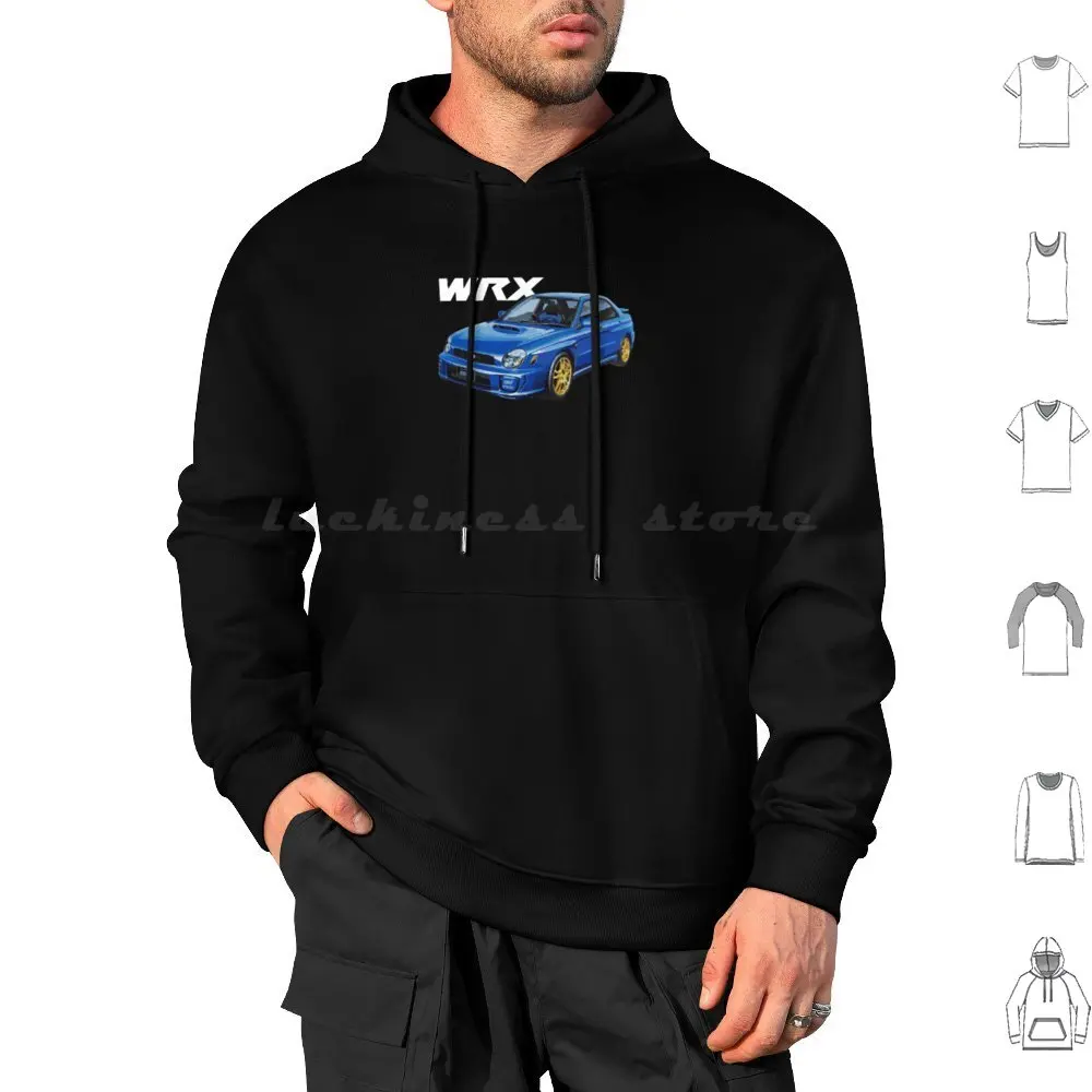 

Jdm Wrx Gdb Bugeye Rally Blue Hoodies Long Sleeve Sti Wrx Wrx Sti Sportscar Evo Rally Impreza Supercar Jdm Stance Ej25