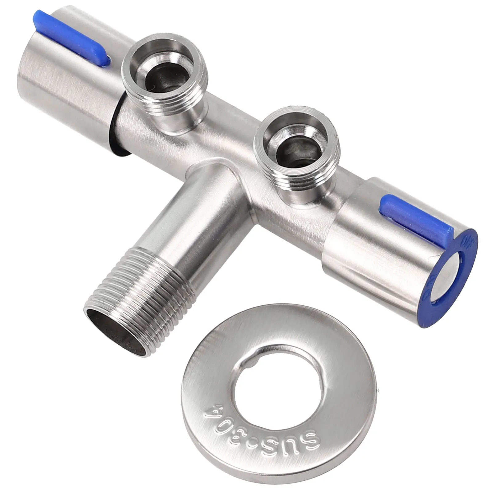 Bathroom Faucet DoubleHandle Stainless Steel Cold Water Faucet Bathroom Washing Machine Faucet Triangle Valve Replacement
Bathroom Faucet DoubleHandle Stainless Steel Cold Water Faucet Bathroom Washing Machine Faucet Triangle Valve Replacement