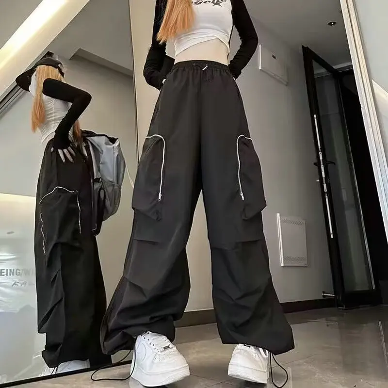 Women Cargo Pants 2023 Harem Pants Fashion Punk Pockets Jogger Trousers Female Harajuku Elastics High Waist Streetwear
Women Cargo Pants 2023 Harem Pants Fashion Punk Pockets Jogger Trousers Female Harajuku Elastics High Waist Streetwear