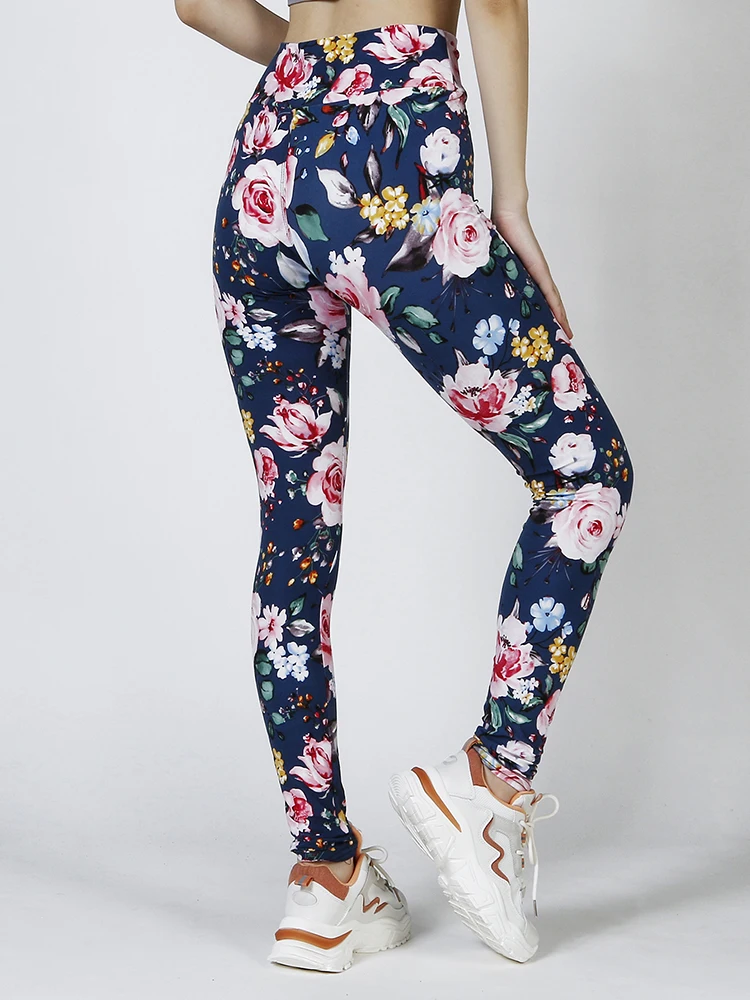 LJCUIYAO High Wasit Push Up Sport Elastic Female Leggings Navy Pink Flowers Printing Trousers Women Clothes Vintage Pencil Pants
LJCUIYAO High Wasit Push Up Sport Elastic Female Leggings Navy Pink Flowers Printing Trousers Women Clothes Vintage Pencil Pants