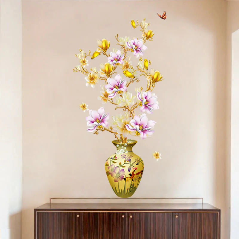 1pc PVC Wall Decal Modern Flower Pattern Wall Sticker For Home Background Wall Decoration And Beautification
1pc PVC Wall Decal Modern Flower Pattern Wall Sticker For Home Background Wall Decoration And Beautification