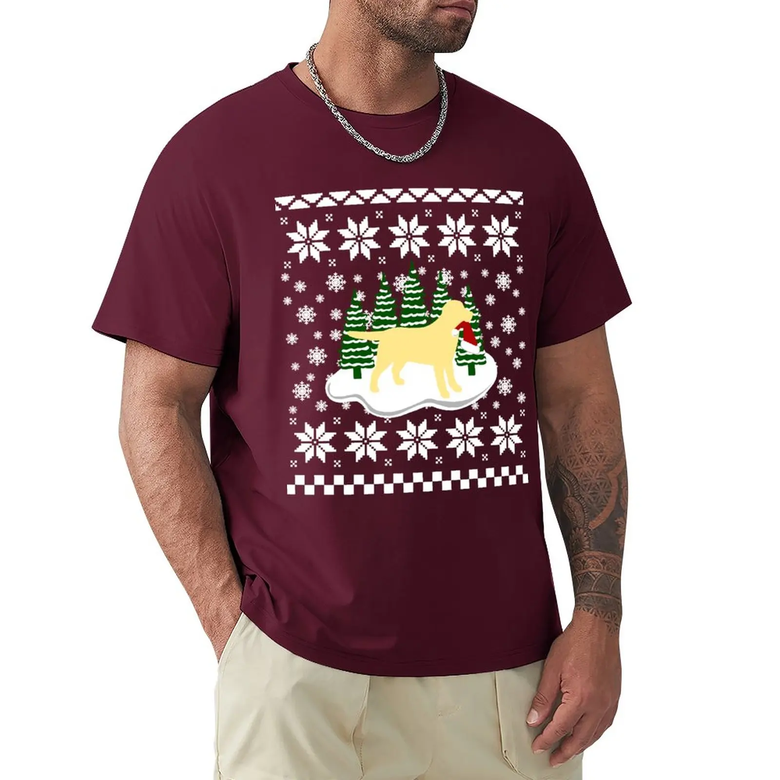 Christmas Yellow Labrador Silhouette Santa Hat T-Shirt boys t shirts custom t shirts Men's t-shirts
Christmas Yellow Labrador Silhouette Santa Hat T-Shirt boys t shirts custom t shirts Men's t-shirts