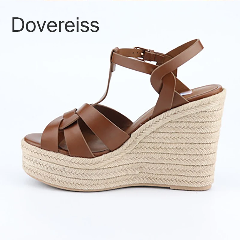 2022 Summer Women Wedges Waterproof Sandals Fashion Sexy Brown Brown Pink Apricot New Narrow Band Party Shoes Consice Height 41
2022 Summer Women Wedges Waterproof Sandals Fashion Sexy Brown Brown Pink Apricot New Narrow Band Party Shoes Consice Height 41