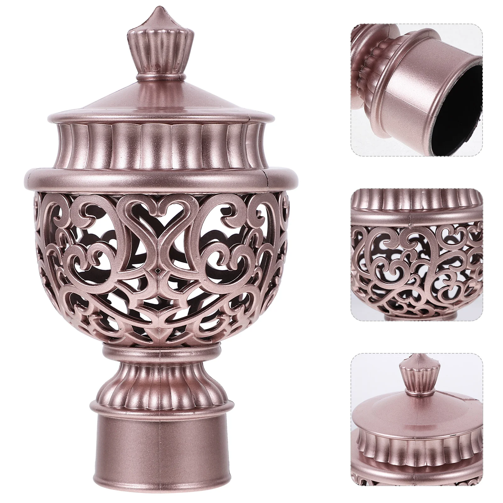 4 PCS Accessories Roman Rod Iron Round Head Ceiling Curtain Retro Decor End Aluminum Alloy Metallic Curtains Ends
4 PCS Accessories Roman Rod Iron Round Head Ceiling Curtain Retro Decor End Aluminum Alloy Metallic Curtains Ends