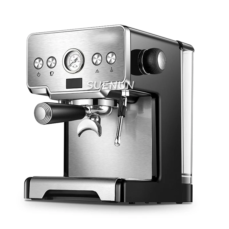 

Кофемашина CRM3605 для дома, 15 бар, кофеварка для эспрессо, 1450 Вт, полуавтоматический насос, тип капучино, молочный пузырьковый аппарат