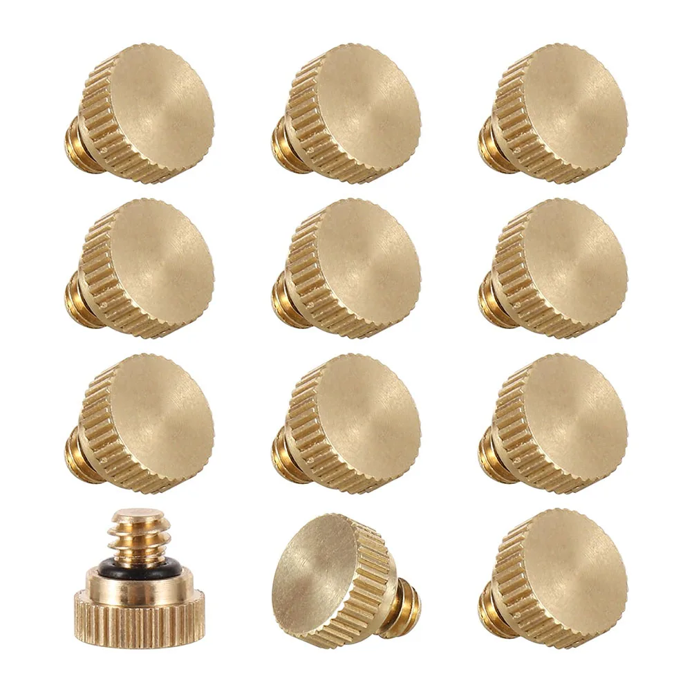 12pcs Threaded Spray Nozzle Plug For Flower Beds Backyard Outdoor Spraying Low Pressure Horticulture Brass Plug Brass Plug
12pcs Threaded Spray Nozzle Plug For Flower Beds Backyard Outdoor Spraying Low Pressure Horticulture Brass Plug Brass Plug