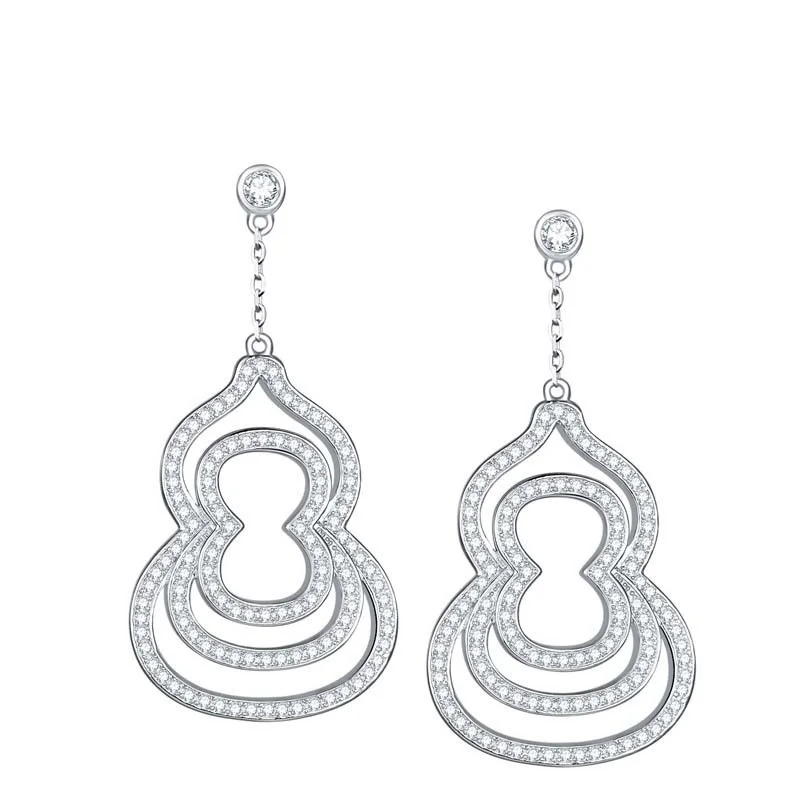 E3-0001 Lefei Fashion Classic White Moissanite Exquisite Fine Desgin Long Dangle Gourd Earring For Women Silver 925 Jewelry Gift
E3-0001 Lefei Fashion Classic White Moissanite Exquisite Fine Desgin Long Dangle Gourd Earring For Women Silver 925 Jewelry Gift
