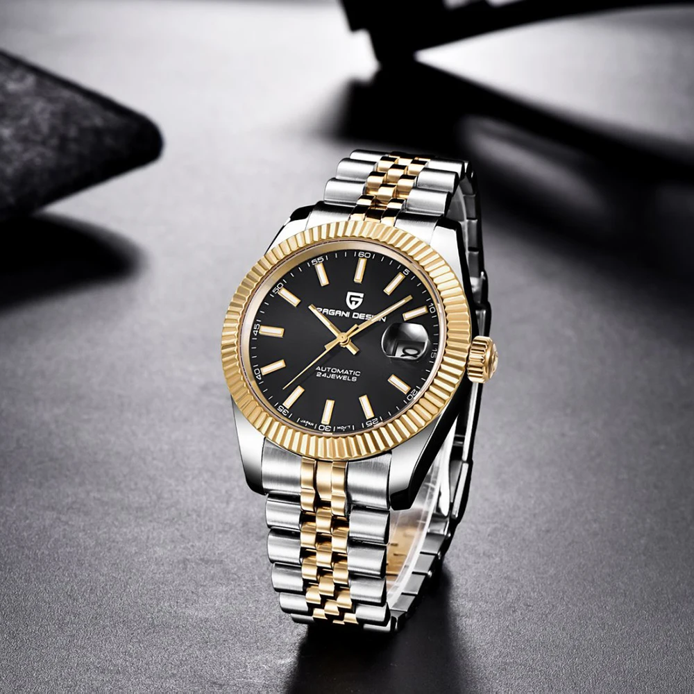 PAGANI DESIGN Man Automatic Watch Top Brand Luxury Mechanical Watch Stainless Steel 100M Waterproof Watch Men Clock Reloj Hombre PAGANI DESIGN Man Automatic Watch Top Brand Luxury Mechanical Watch Stainless Steel 100M Waterproof Watch Men Clock Reloj Hombre