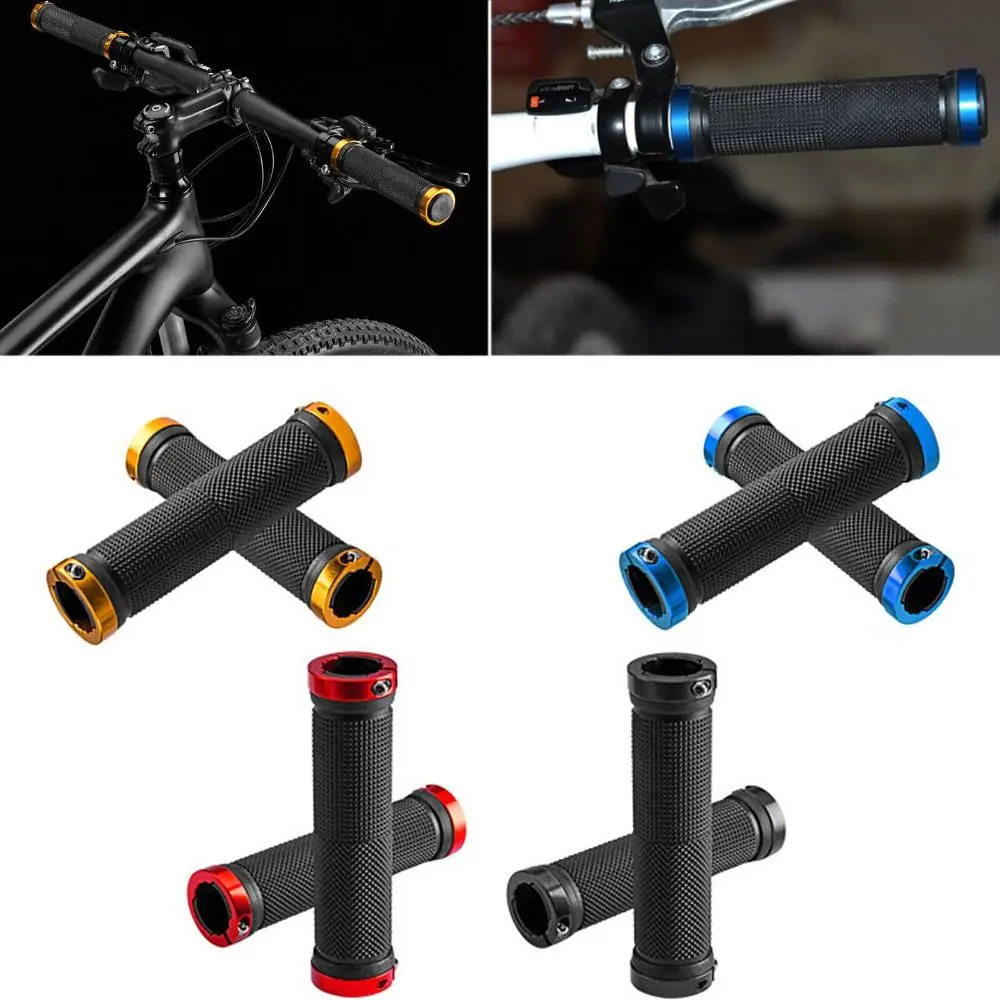 Rubber Bicycle Grips Non-slip Bilateral Lock Handlebar Cover Bike Accessories Shockproof Bicycle Handlebar Grips Outdoor Sports
Rubber Bicycle Grips Non-slip Bilateral Lock Handlebar Cover Bike Accessories Shockproof Bicycle Handlebar Grips Outdoor Sports