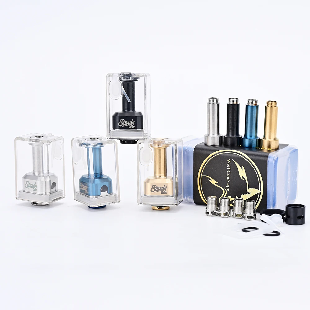 

Wolfcoolvape Sturdy One RBA Tank vape boro Kit 1/2/2.5/3.0/3.5mm for dotMod dotAIO V1 / V2 / V2 Lite BB / Billet / Boro Mod