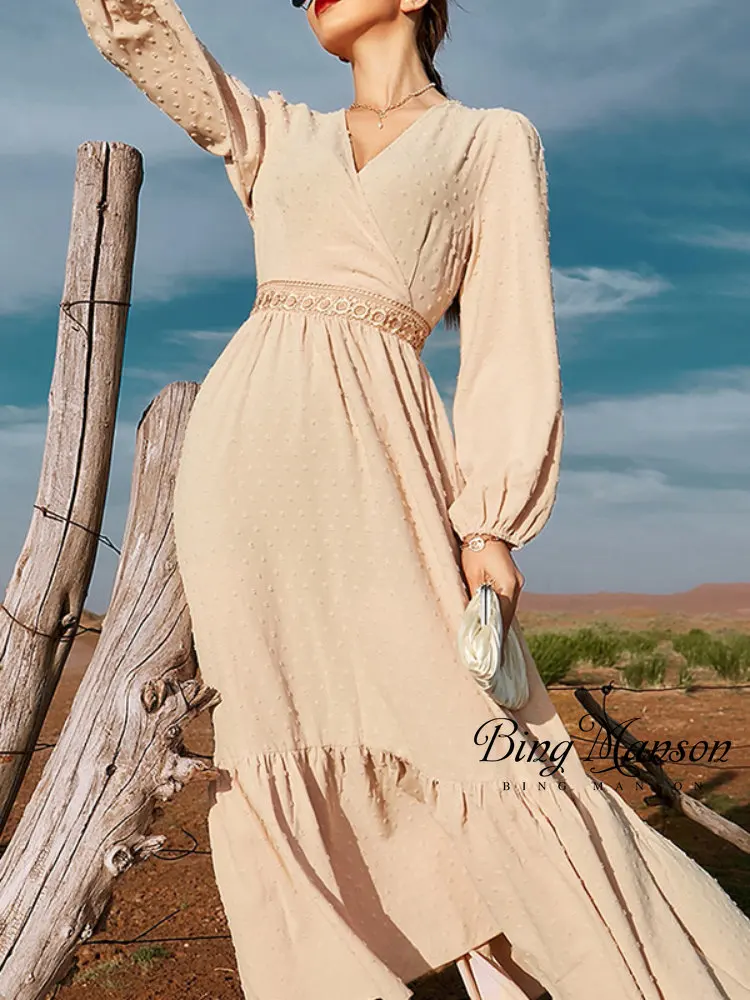 2022 Women's Dresses Long Sleeves V Neck Elegant Muslim Fashion Hijab Long Dress Belt Waist Belt African Muslim Djellaba Robes
2022 Women's Dresses Long Sleeves V Neck Elegant Muslim Fashion Hijab Long Dress Belt Waist Belt African Muslim Djellaba Robes