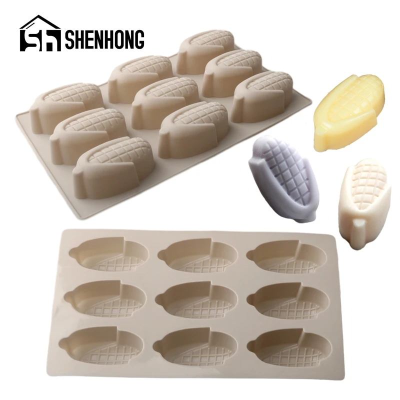 Силиконовая форма для торта SHENHONG в виде кукурузы, устройство для выпечки десертов, пищевые кухонные принадлежности, одна или 6 ячеек 
Силиконовая форма для торта SHENHONG в виде кукурузы, устройство для выпечки десертов, пищевые кухонные принадлежности, одна или 6 ячеек