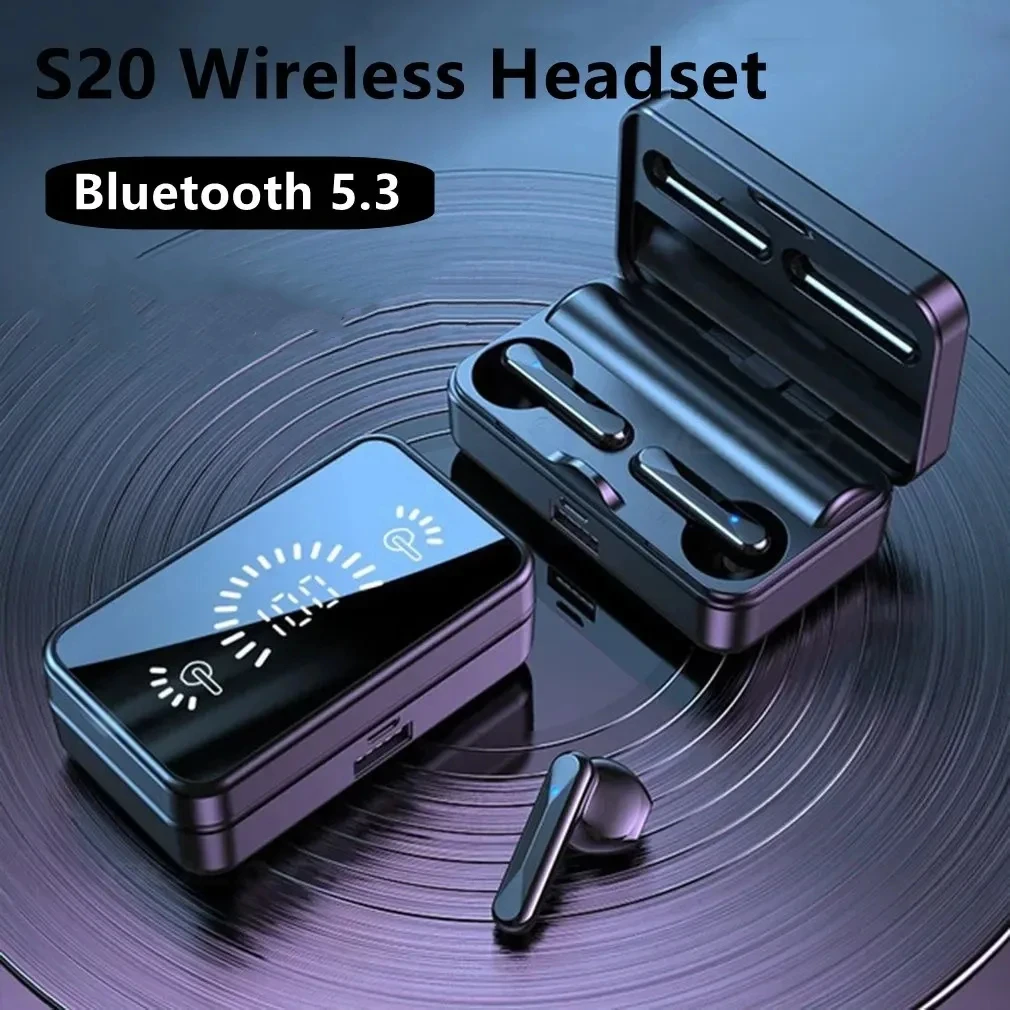 S20 Wireless TWS Bluetooth Headset HiFi Stereo Sports Gaming Waterproof Headphone Hearing Hands-Free Bluetooth Headset for Phone
S20 Wireless TWS Bluetooth Headset HiFi Stereo Sports Gaming Waterproof Headphone Hearing Hands-Free Bluetooth Headset for Phone