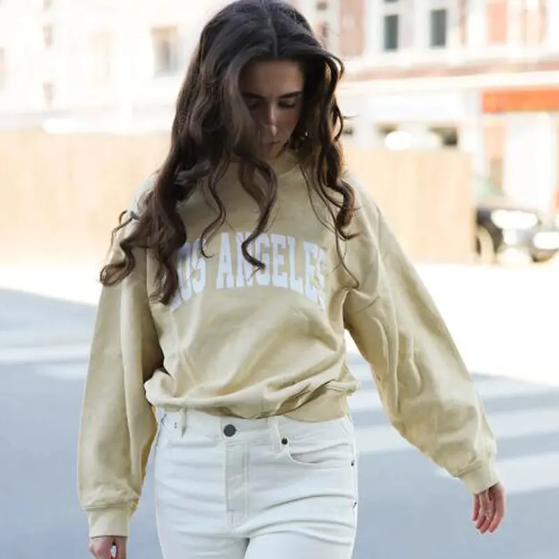 2023 POKIHA Fashion Autumn New Women Sweatshirt Letter Print Casual Round Neck Sweatshirt
2023 POKIHA Fashion Autumn New Women Sweatshirt Letter Print Casual Round Neck Sweatshirt