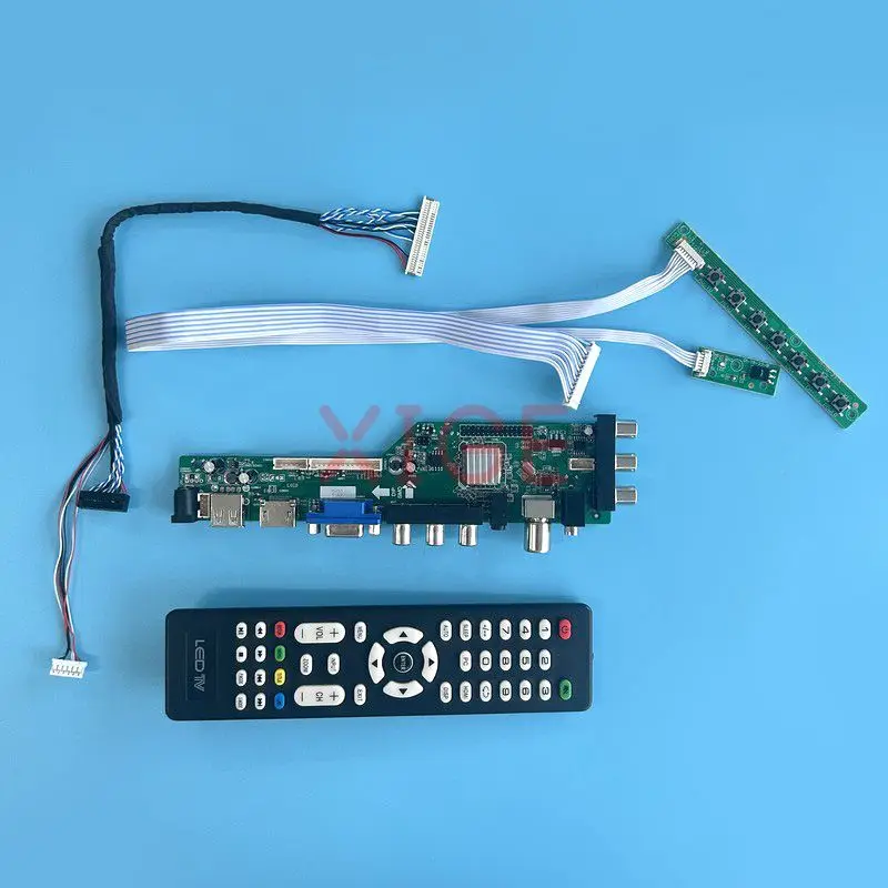 For HSD121PHW1 HSD110PHW1 Controller Driver Board 1366*768 USB+DHMI+VGA+AV 12.1" Kit DVB Digital Signal LCD Monitor LVDS 30-Pin
For HSD121PHW1 HSD110PHW1 Controller Driver Board 1366*768 USB+DHMI+VGA+AV 12.1" Kit DVB Digital Signal LCD Monitor LVDS 30-Pin