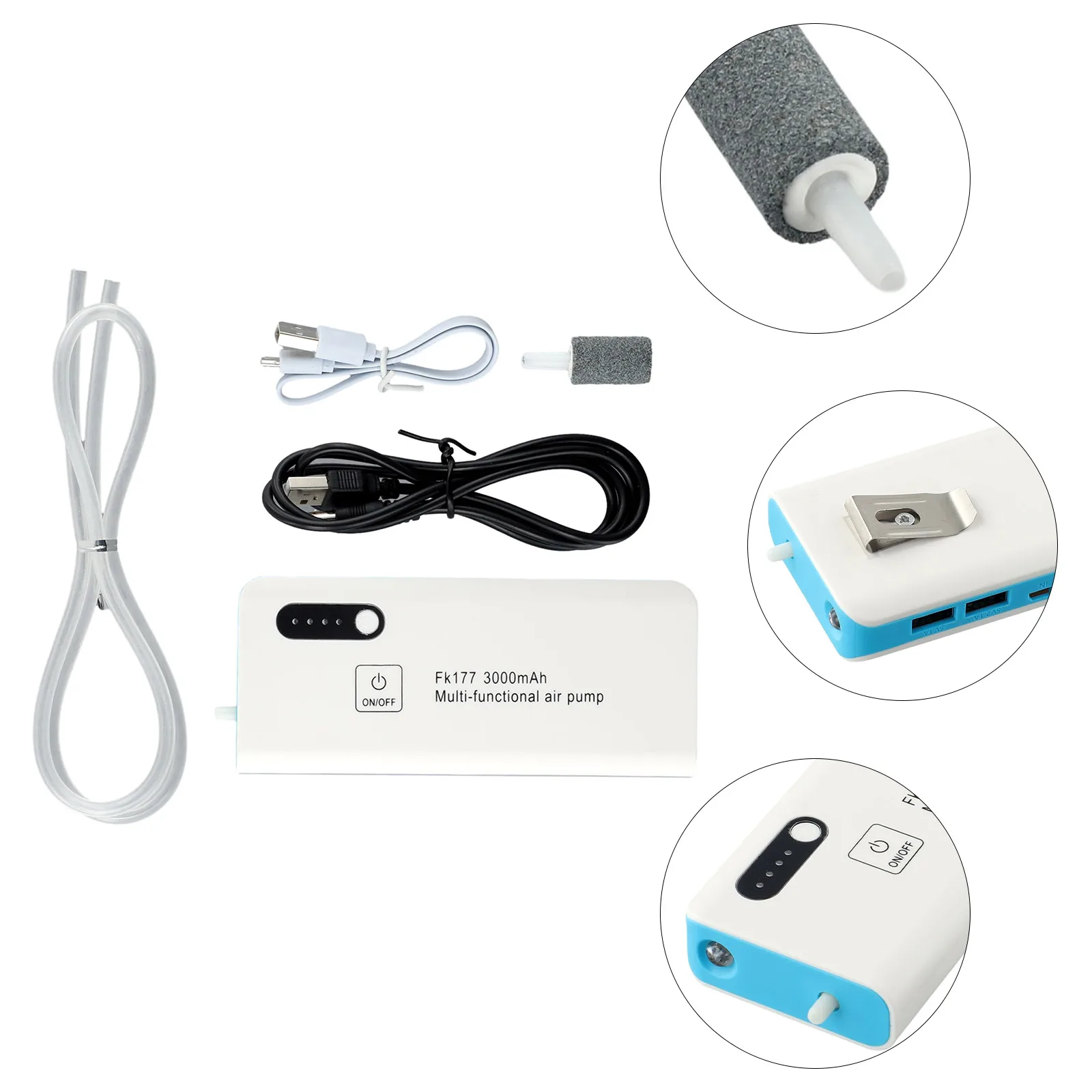 White Bule Oxygen Pump Oxygen Pump 14*6*2.2cm 170g 1PCAeration Pump 1PCBubble Stone Brand New Durable Oxygen Pump
White Bule Oxygen Pump Oxygen Pump 14*6*2.2cm 170g 1PCAeration Pump 1PCBubble Stone Brand New Durable Oxygen Pump