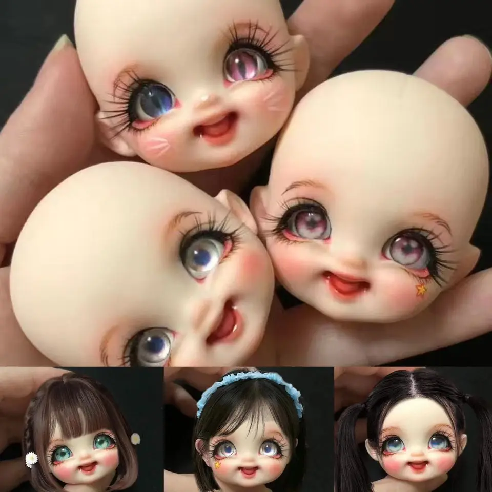 1/8 Doll Head With Body Makeup Smile Girl Doll Makeup Girl Doll Head With 3D Colorful Eyes
1/8 Doll Head With Body Makeup Smile Girl Doll Makeup Girl Doll Head With 3D Colorful Eyes