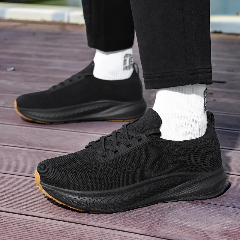 الانزلاق على الرجال أحذية مشي غير رسمية واسعة تو أحذية رياضية محبوك شبكة الجري أحذية رياضية موضة سميكة وحيد في الهواء الطلق أحذية للمشي الانزلاق على الرجال أحذية مشي غير رسمية واسعة تو أحذية رياضية محبوك شبكة الجري أحذية رياضية موضة سميكة وحيد في الهواء الطلق أحذية للمشي