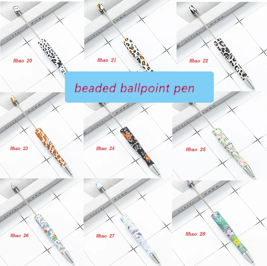 10pcs Latest Style Printed Beaded Pen Plastic Beaded Ballpoint Pen School Office Writing Supplies Stationery Wedding Gift
10pcs Latest Style Printed Beaded Pen Plastic Beaded Ballpoint Pen School Office Writing Supplies Stationery Wedding Gift