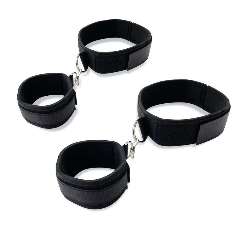 BDSM Sexy Bondage With Handcuffs Ankle Cuffs Adjustable Straps Breast Clip Oral Plug Adult Game Erotic Sex Toy for Women Couples BDSM Sexy Bondage With Handcuffs Ankle Cuffs Adjustable Straps Breast Clip Oral Plug Adult Game Erotic Sex Toy for Women Couples