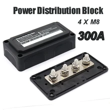Power Distribution Block Heavy-Duty Bus Bar Box With M8*4 terminal 300A Rear Battery Terminal Box, Suitable For Cars, RVs
Power Distribution Block Heavy-Duty Bus Bar Box With M8*4 terminal 300A Rear Battery Terminal Box, Suitable For Cars, RVs