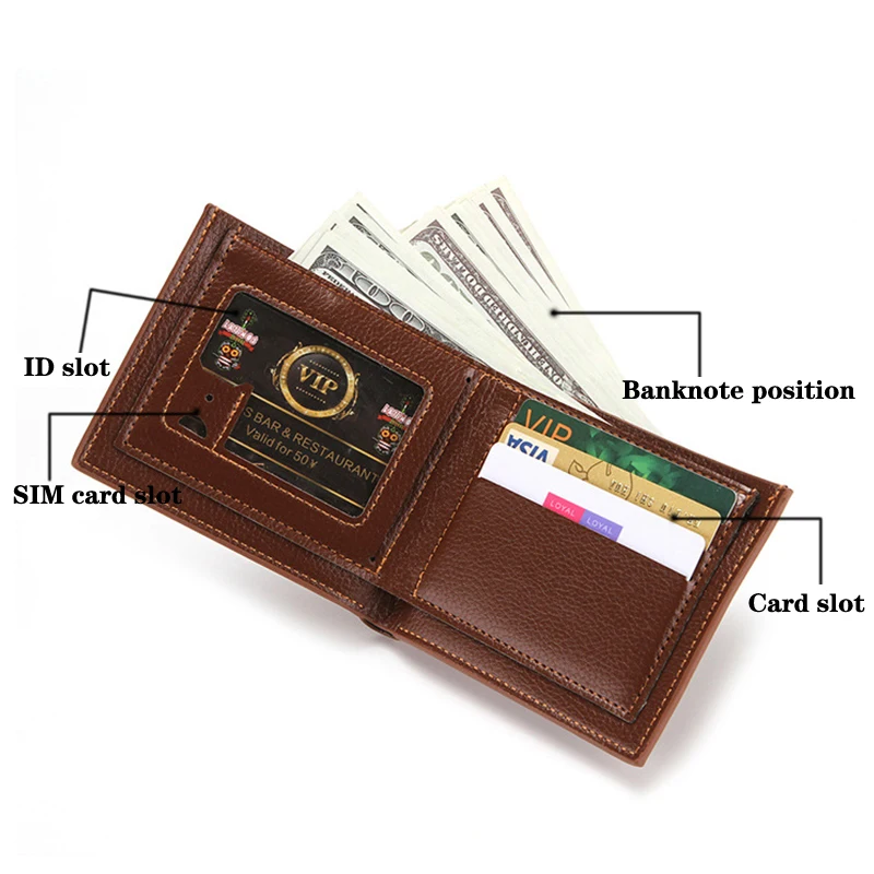 PU Leather Business Short Men's Wallet Coin Purse Ticket Holder Multi-functional Wallet Card Holder Imitation Pickup Card Holder
PU Leather Business Short Men's Wallet Coin Purse Ticket Holder Multi-functional Wallet Card Holder Imitation Pickup Card Holder