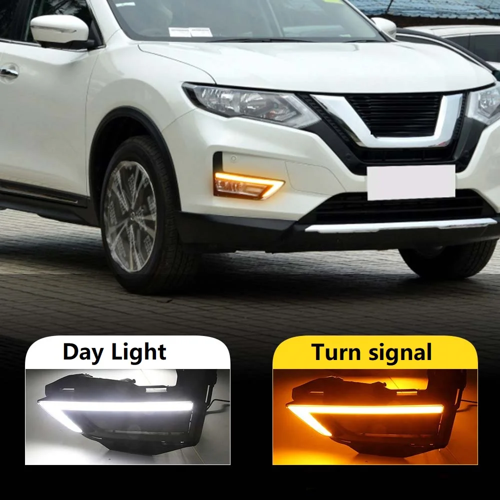 LED Front Foglight Fog light Trim Grille Turn signal lamp for Nissan X-Trail 2017 2018 2019 2020
LED Front Foglight Fog light Trim Grille Turn signal lamp for Nissan X-Trail 2017 2018 2019 2020