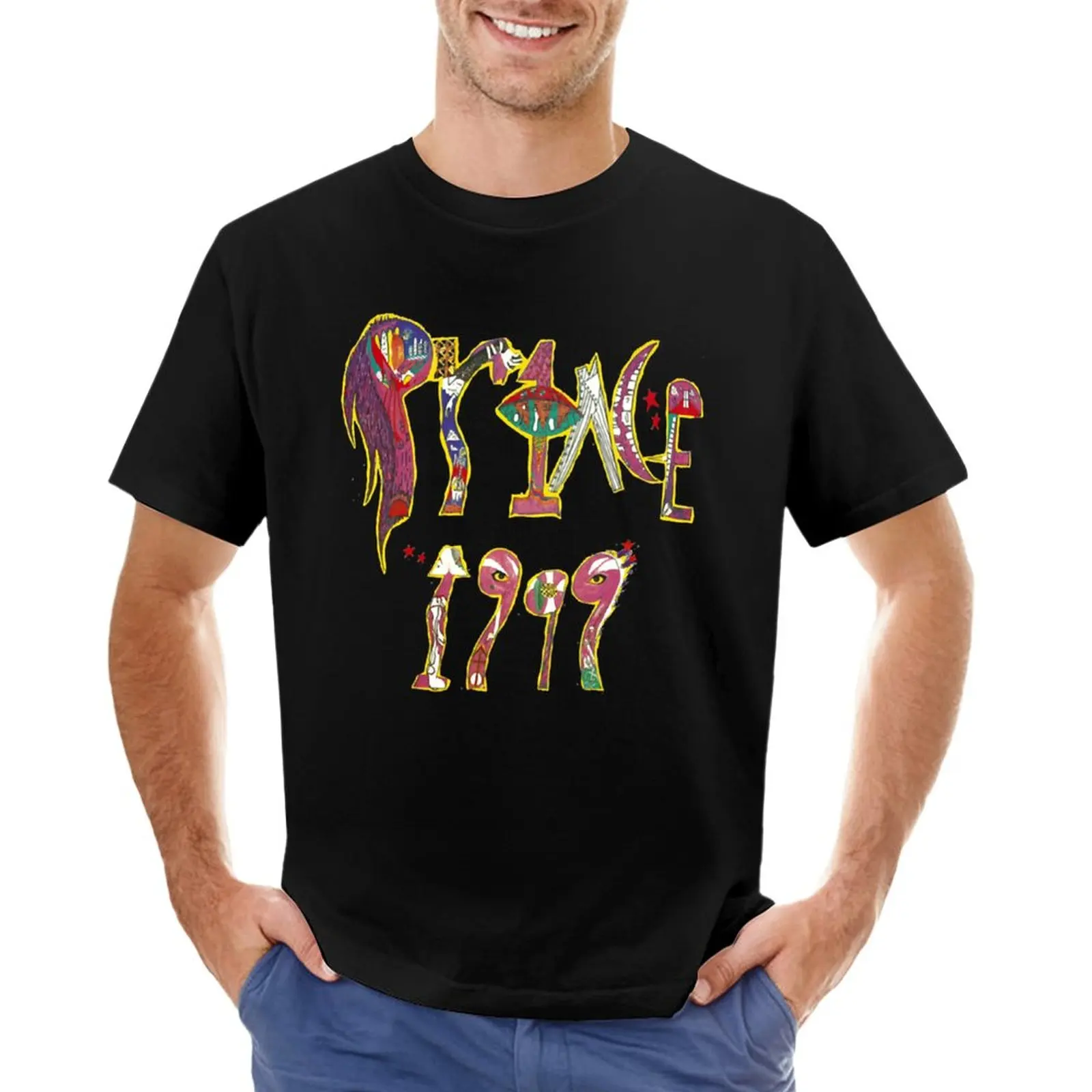 Prince 1999 Logo T-Shirt graphics t shirt boys animal print shirt man clothes heavyweight t shirts for men
Prince 1999 Logo T-Shirt graphics t shirt boys animal print shirt man clothes heavyweight t shirts for men