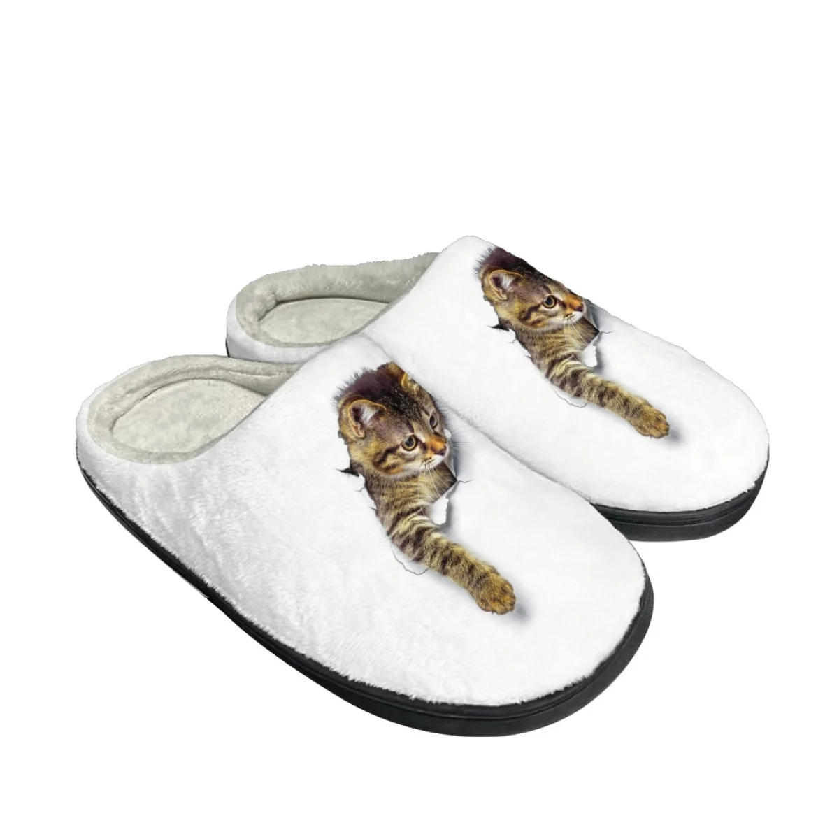 Cute Kitten Stereoscopic Pattern Women Autumn Winter Cotton Slipper Outdoor Breathable Convenient Plush Slippers Custom Image
Cute Kitten Stereoscopic Pattern Women Autumn Winter Cotton Slipper Outdoor Breathable Convenient Plush Slippers Custom Image