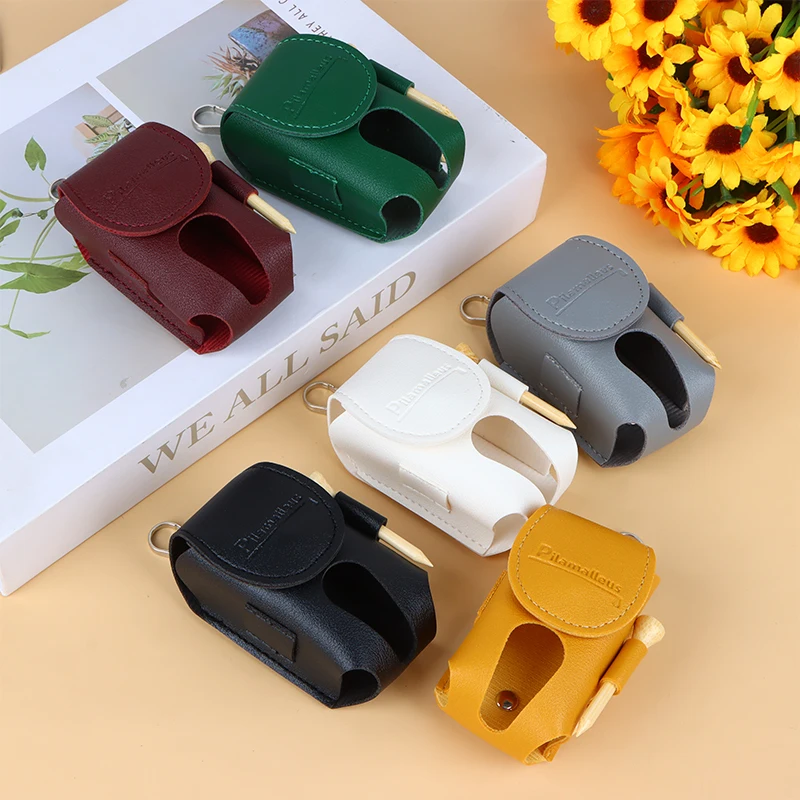 Hot Sale Mini Golf Ball Storage Bag With 2 Tees Double Ball Bag Portable PU Leather Soft Colorful Waist Bag Golf Accessories
Hot Sale Mini Golf Ball Storage Bag With 2 Tees Double Ball Bag Portable PU Leather Soft Colorful Waist Bag Golf Accessories