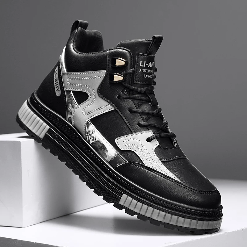 Men Casual Breathable Sports Shoes High Quality Spring Men Sneakers Fashion Outdoor Casual Shoes High top board shoes for mens
Men Casual Breathable Sports Shoes High Quality Spring Men Sneakers Fashion Outdoor Casual Shoes High top board shoes for mens