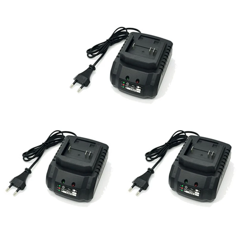 3X Charger For Makita Lithium 18V 21V Battery Apply To Cordless Drill Angle Grinder Electric Blower Power Tools EU Plug
3X Charger For Makita Lithium 18V 21V Battery Apply To Cordless Drill Angle Grinder Electric Blower Power Tools EU Plug