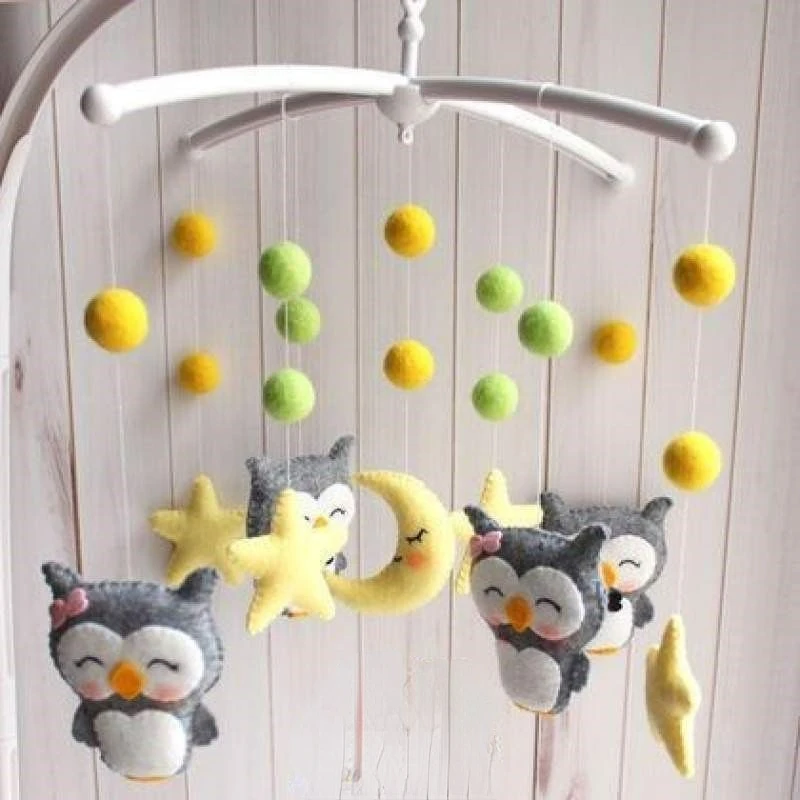 Baby Rattle Toddler Toys Owl Handcrafted Crib Bells Newborn Felt Wind Chime Crib Mobile Bed Hanging Charm Kids Room Decor Gifts
Baby Rattle Toddler Toys Owl Handcrafted Crib Bells Newborn Felt Wind Chime Crib Mobile Bed Hanging Charm Kids Room Decor Gifts
