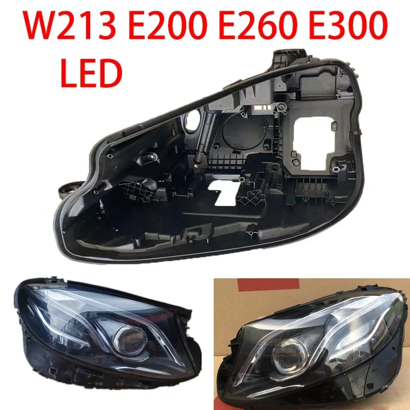 

For Mercedes E Class W213 2016-2018 Headlamp Housing Headlight Shell Light Box Plastic Base Headlight Black Headlight Housing