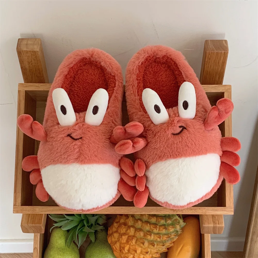 ASIFN Fuzzy Winter Cotton Women Slippers Cartoon Warm Soft Sole Cute Crab Plush Funny Indoor Home Footwear Couples Shoes Fashion
ASIFN Fuzzy Winter Cotton Women Slippers Cartoon Warm Soft Sole Cute Crab Plush Funny Indoor Home Footwear Couples Shoes Fashion