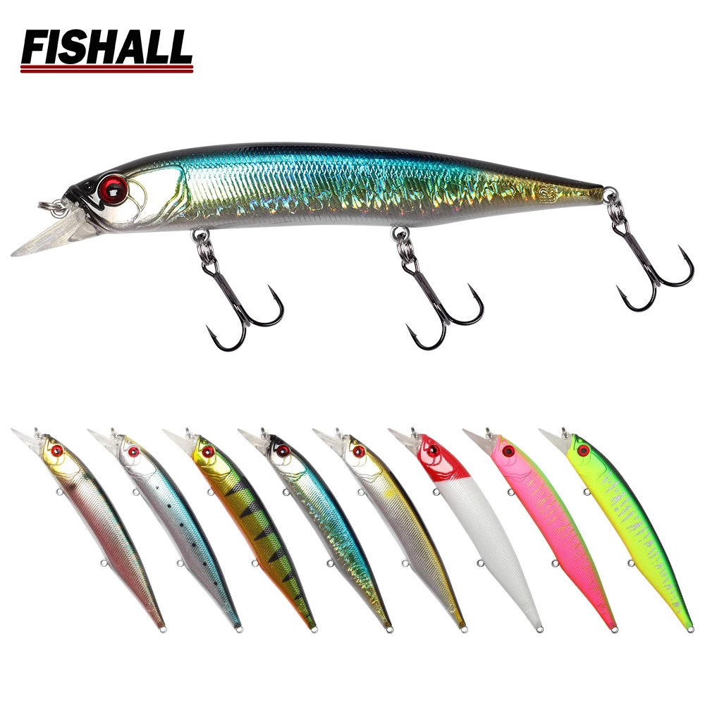 Fishall REALIS JERKBAIT SUSPEND/FLOATING Minnow Hard Bait 115mm 15.5g and 16.5g Minnow Lure Wobbler Bass Pike
Fishall REALIS JERKBAIT SUSPEND/FLOATING Minnow Hard Bait 115mm 15.5g and 16.5g Minnow Lure Wobbler Bass Pike