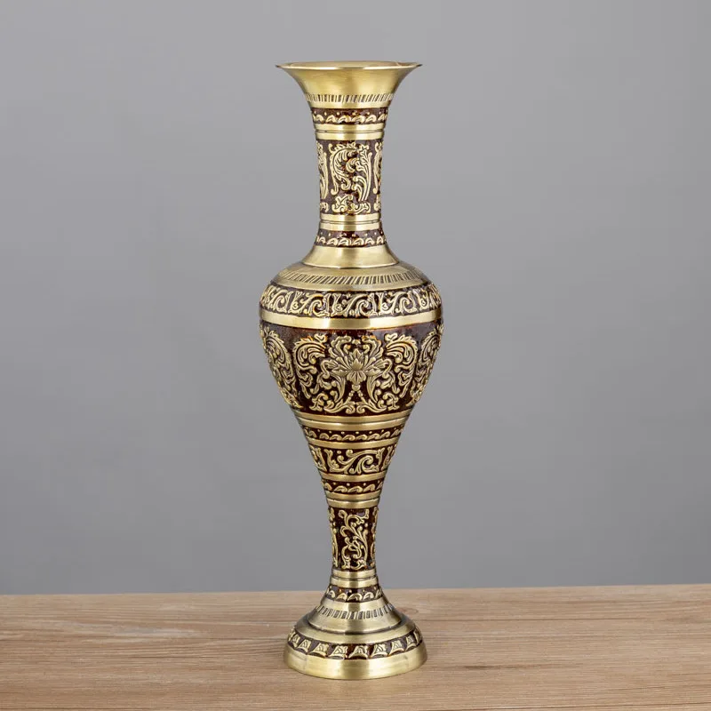 Metal Flower Vase Vintage Home Decor Vase Pewter Color Tabletop Art Decoration Craft Antique Flower Carved Home Decor
Metal Flower Vase Vintage Home Decor Vase Pewter Color Tabletop Art Decoration Craft Antique Flower Carved Home Decor