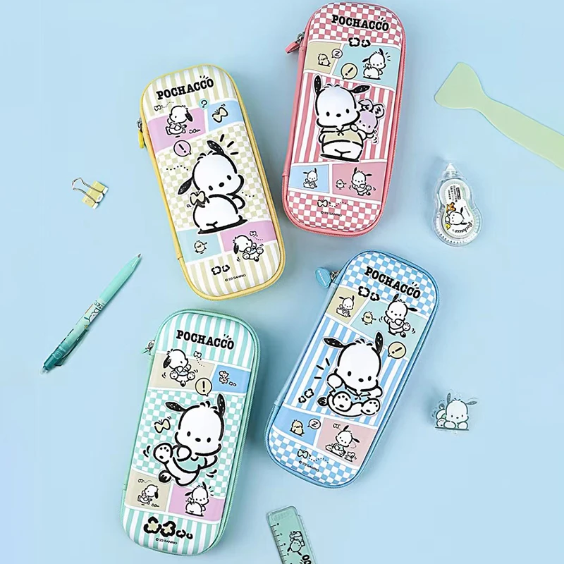 Kawaii Sanrio Anime Pencil Box Cute Pochacco Cartoon Portable Cosmetic Bag Pencil Case Stationery Originality Children Gifts
Kawaii Sanrio Anime Pencil Box Cute Pochacco Cartoon Portable Cosmetic Bag Pencil Case Stationery Originality Children Gifts