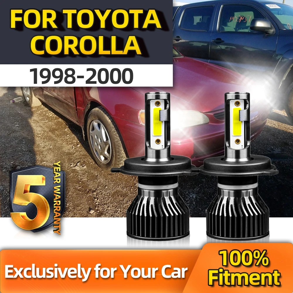 Crossfox 2x Ultra-white Bulbs 12V-24V 110W High/Low All-in-one H4 Car Light CSP Lamps Beam For Toyota COROLLA 1998 1999 2000
Crossfox 2x Ultra-white Bulbs 12V-24V 110W High/Low All-in-one H4 Car Light CSP Lamps Beam For Toyota COROLLA 1998 1999 2000