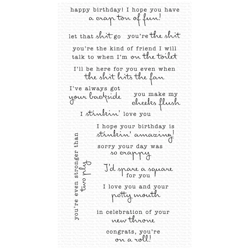 Toilet Talk Sentiments Words Clear Stamps Scrapbooking for February 2023 New Paper Making Frames Card Set No Cutting Dies
Toilet Talk Sentiments Words Clear Stamps Scrapbooking for February 2023 New Paper Making Frames Card Set No Cutting Dies