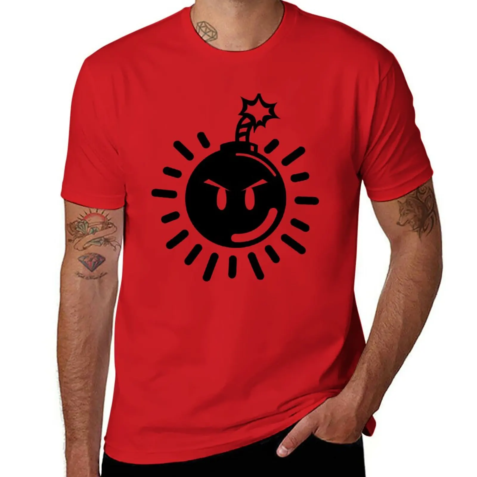 New Bob-Omb Logo T-Shirt plus size t shirts heavyweight t shirts sweat shirts, men
New Bob-Omb Logo T-Shirt plus size t shirts heavyweight t shirts sweat shirts, men
