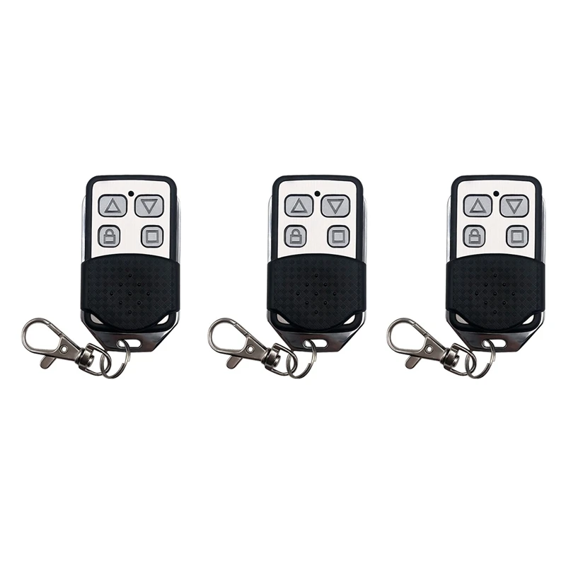 3X 4 Button Electric Garage Door Opener Wireless Remote Control 433MHZ Igniter Wireless Radio Frequency Remote Control
3X 4 Button Electric Garage Door Opener Wireless Remote Control 433MHZ Igniter Wireless Radio Frequency Remote Control
