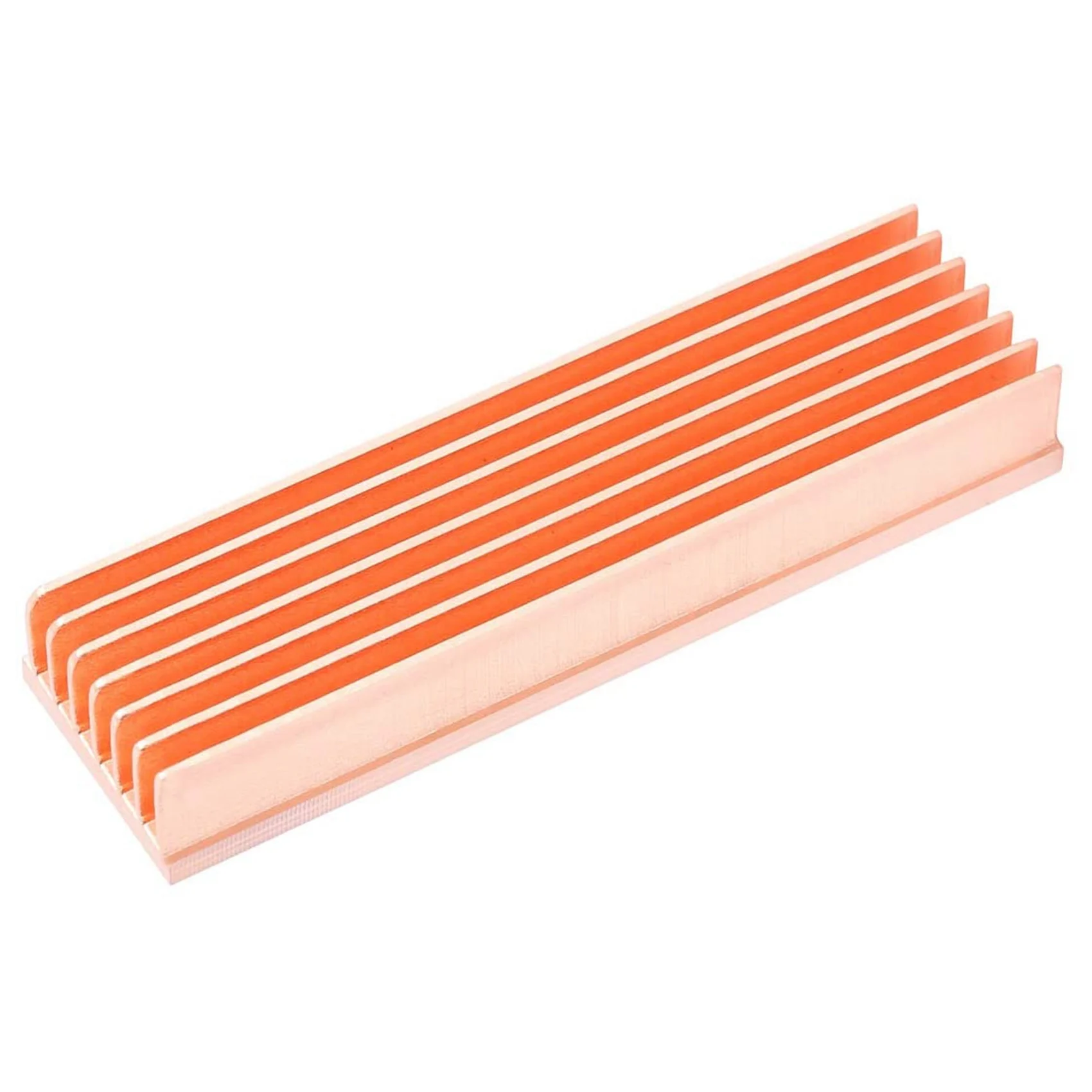 M.2 Heatsink Pure Copper NVMe M2 2280 SSD DIY 7 Fins Cooler with Thermal Pad for Desk Computer(2 Pcs)
M.2 Heatsink Pure Copper NVMe M2 2280 SSD DIY 7 Fins Cooler with Thermal Pad for Desk Computer(2 Pcs)