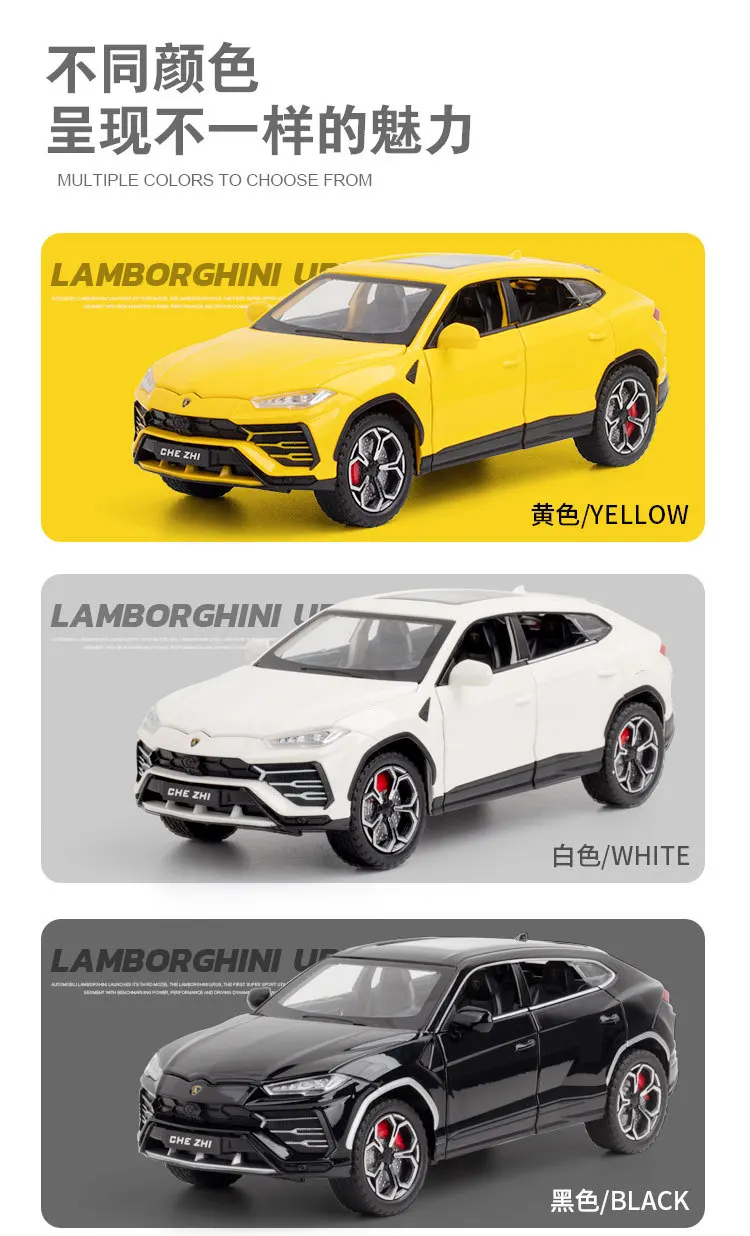 Generic 124 URUS SUV High Simulation Alloy Model Car