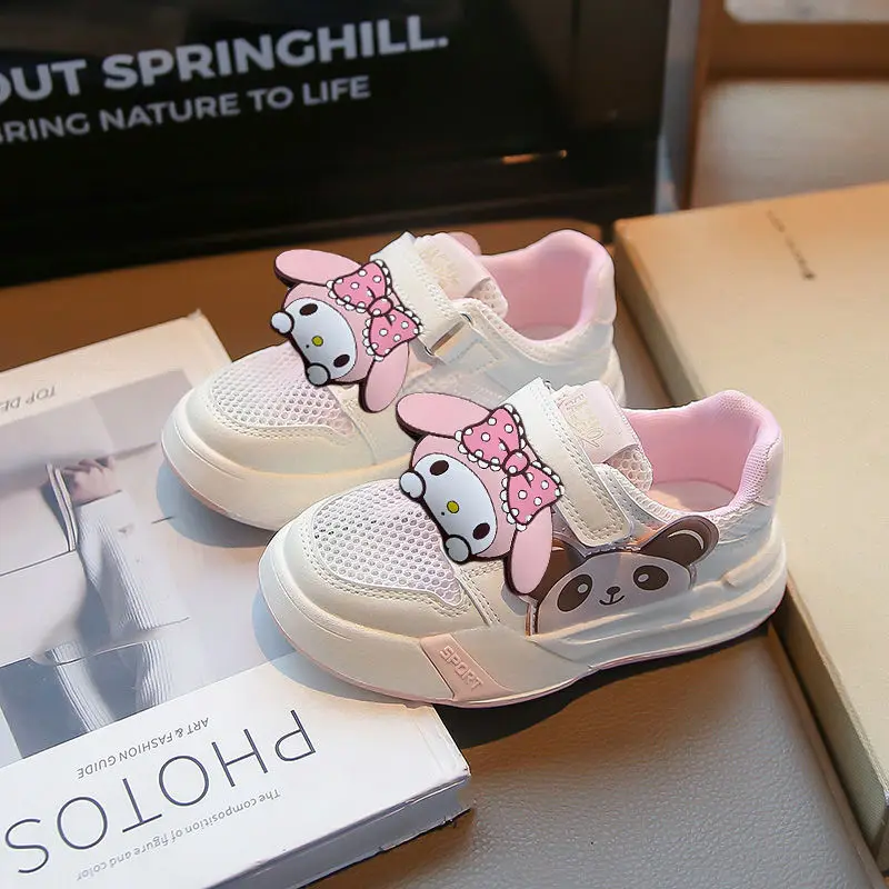 Kuromi Casual Shoes Kawaii Sanrio Anime Summer Boys Girls Cute Cartoon Ins Fashion Sports Board Sneakers Gifts for Kids
Kuromi Casual Shoes Kawaii Sanrio Anime Summer Boys Girls Cute Cartoon Ins Fashion Sports Board Sneakers Gifts for Kids