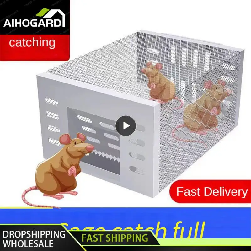 

High Efficiency Home Automatic Mousetrap Rat Rodent Exterminator Harmless Mouse Trap Safe Reusable Automatic Rat Snake Trap Cage