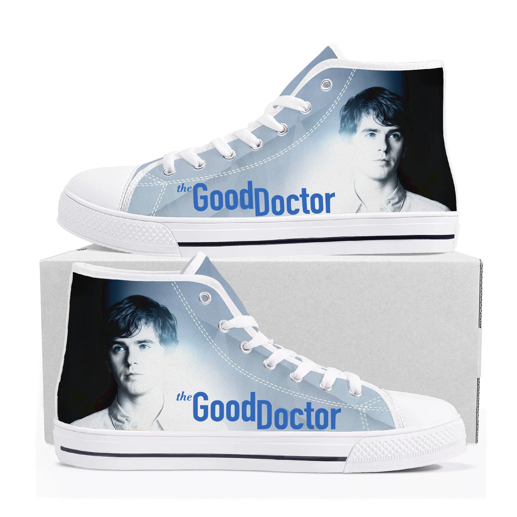 The Good Doctor High Top Sneakers Mens Womens Teenager Freddie Highmore Canvas Sneaker couple Casual Shoe Customize Shoes
The Good Doctor High Top Sneakers Mens Womens Teenager Freddie Highmore Canvas Sneaker couple Casual Shoe Customize Shoes