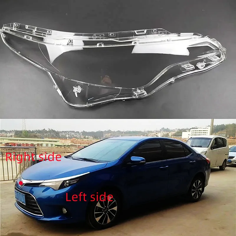 

For Toyota Corolla/LEVIN 2014 2015 2016 Car Accessories Front Headlamp Cover Lamp Shade Headlight Shell Lens Original Lampshade